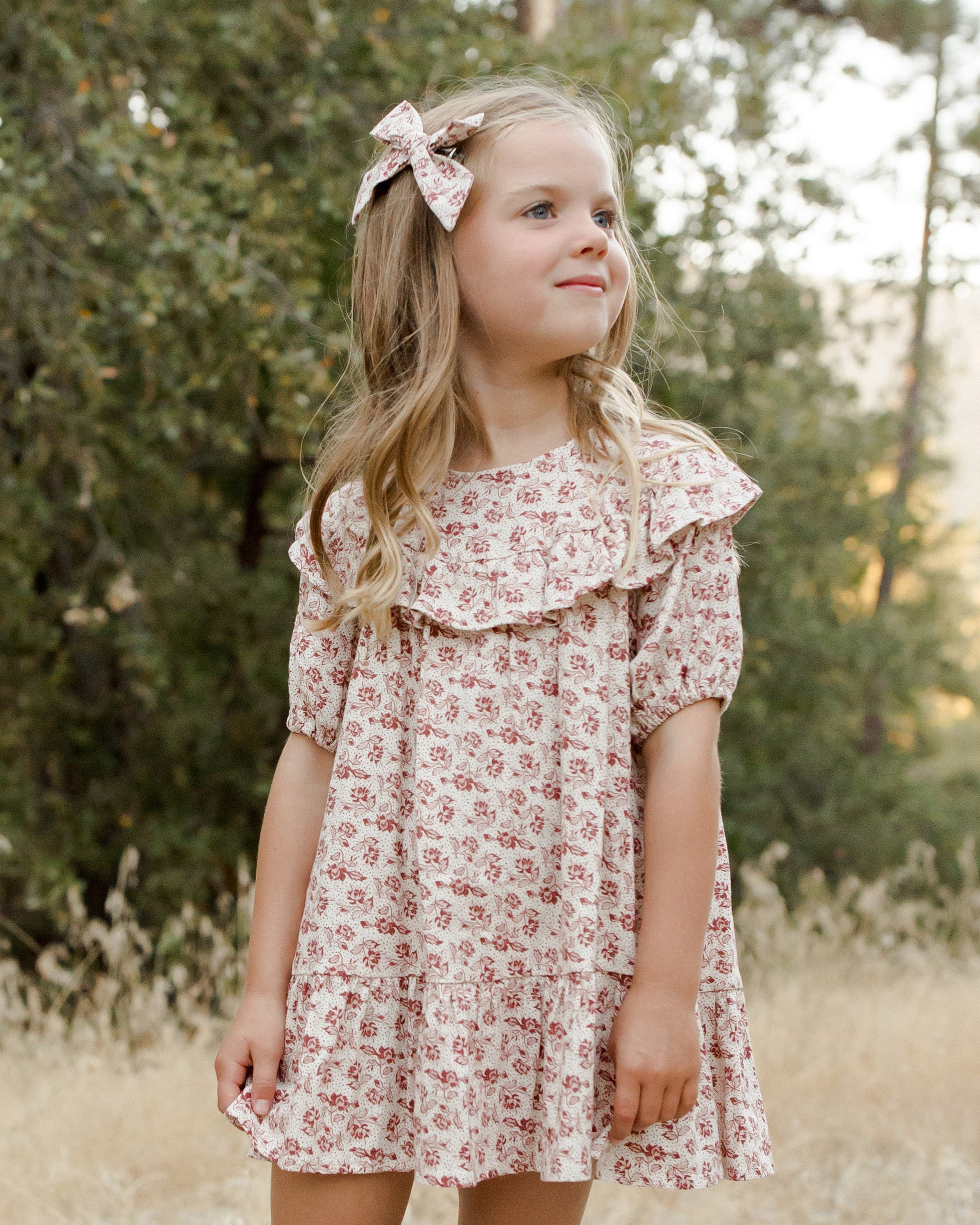 Rylee + Cru Cordelia Dress - Red Rose