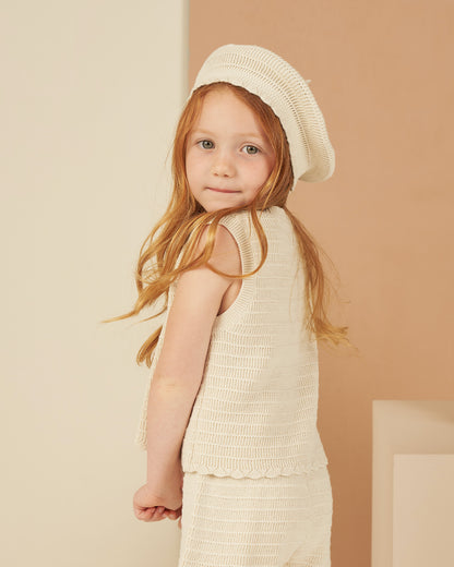 Rylee + Cru Knit Vest - Natural