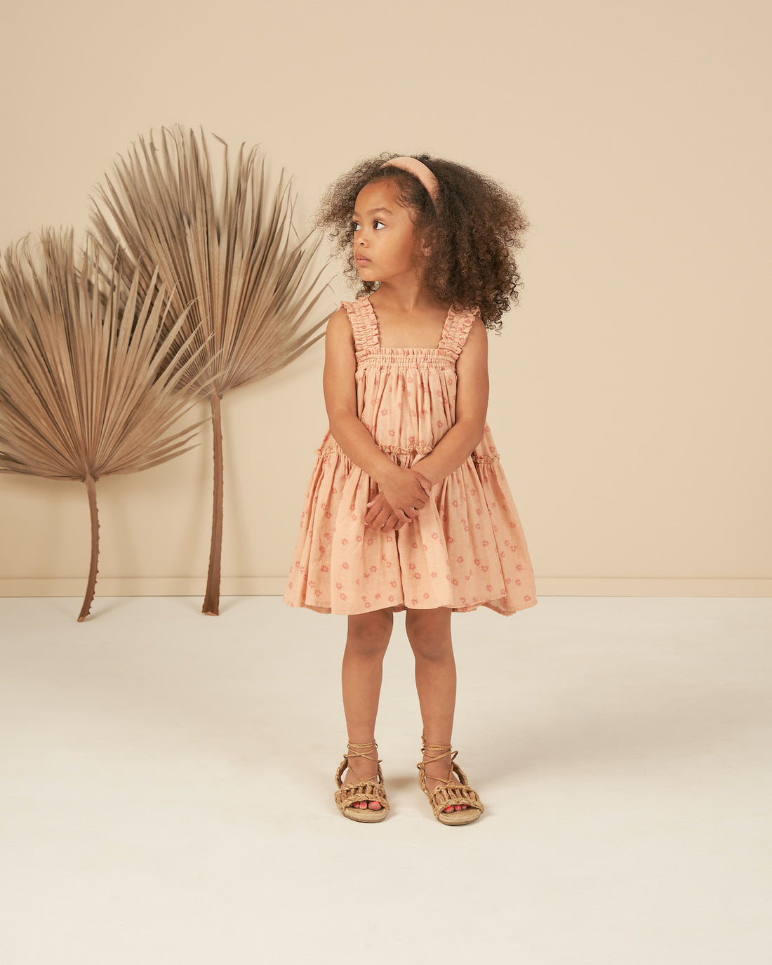 Rylee + Cru Cicily Dress - Pink Daisy