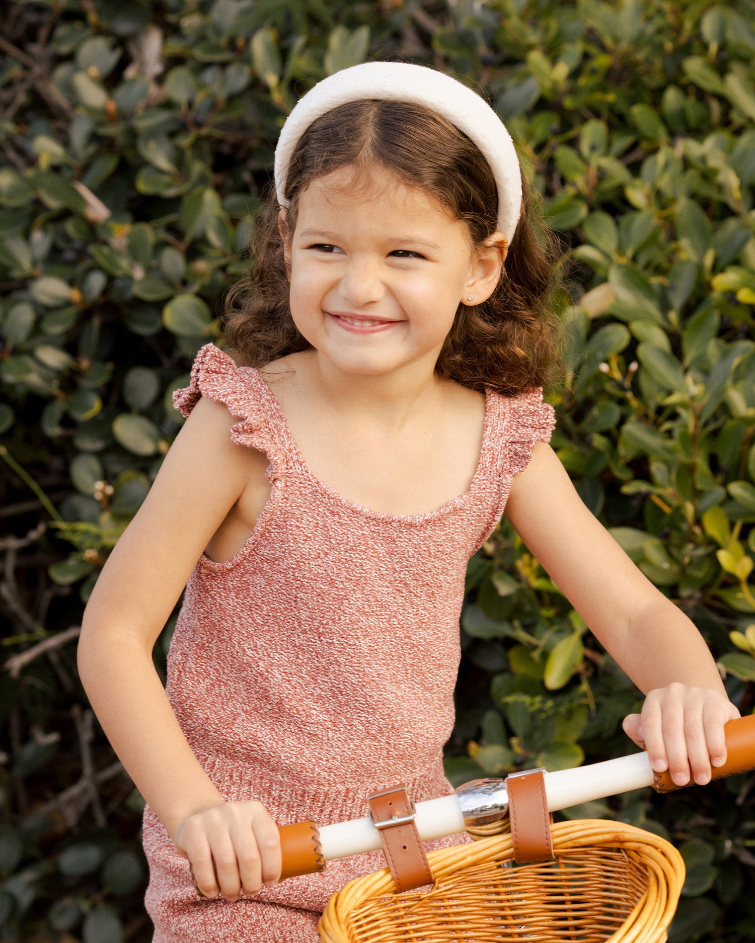 Rylee + Cru Knit Tank - Heathered Strawberry