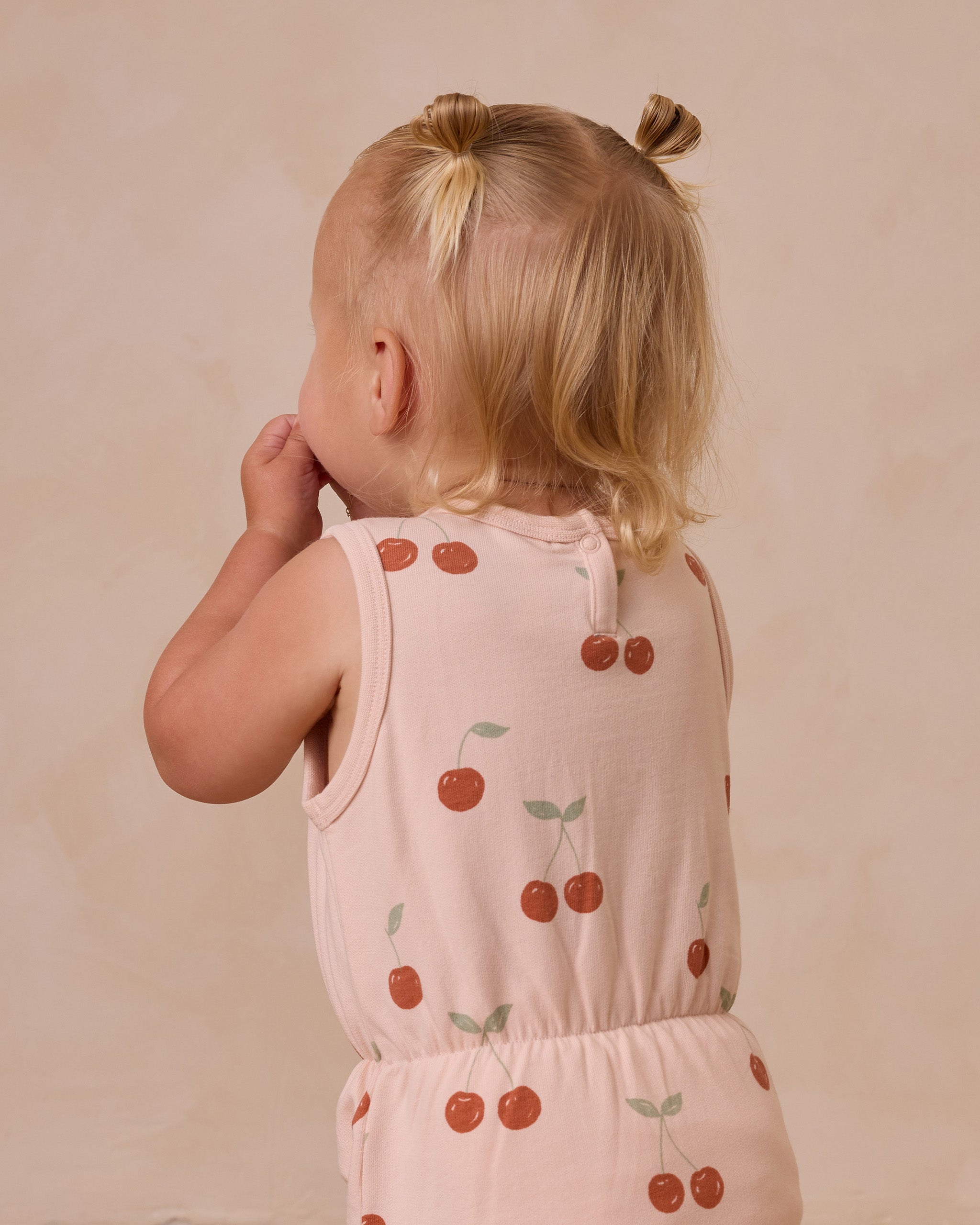 Rylee + Cru Cinch Playsuit - Cherries