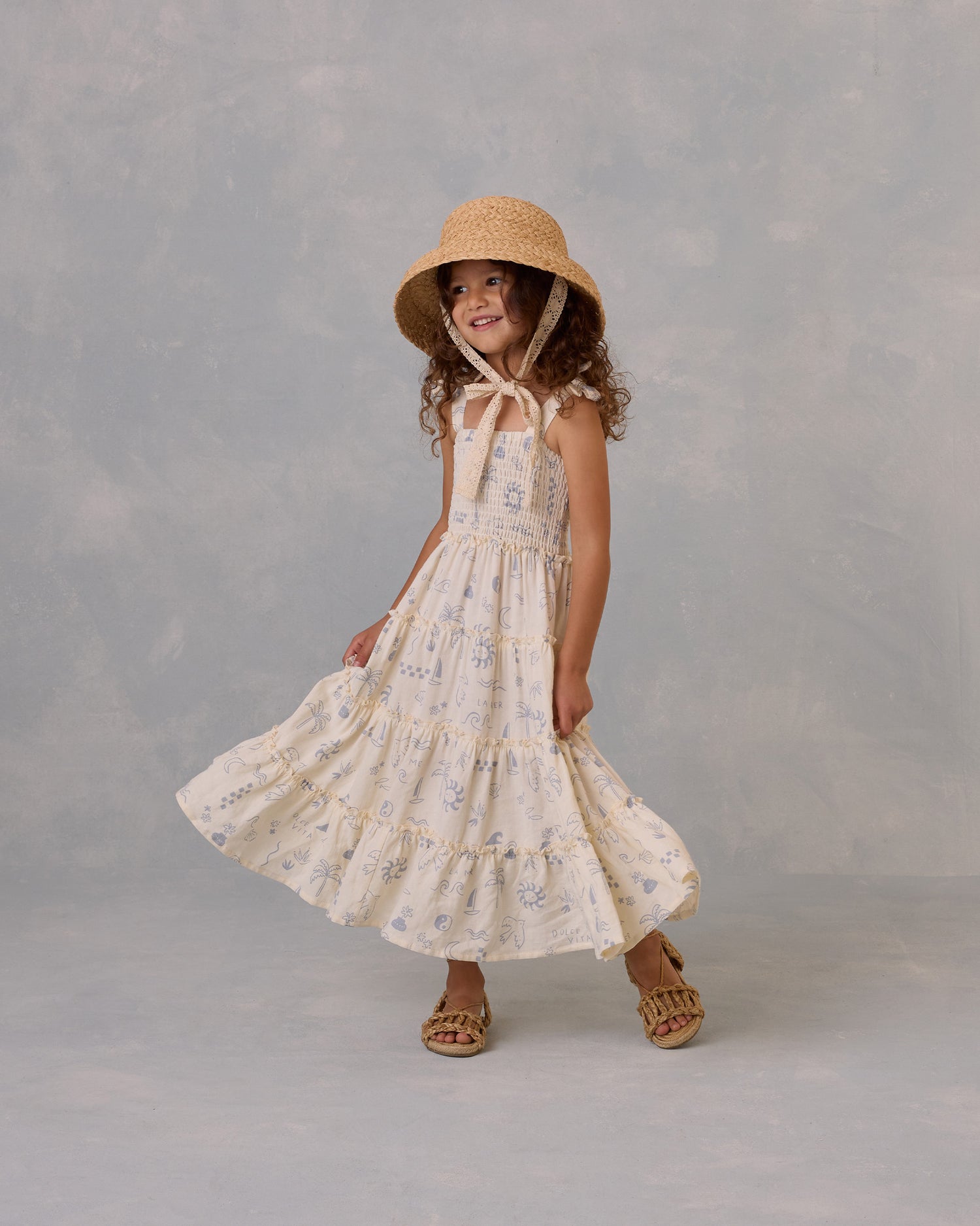 Rylee + Cru Taylor Dress - Mediterranean