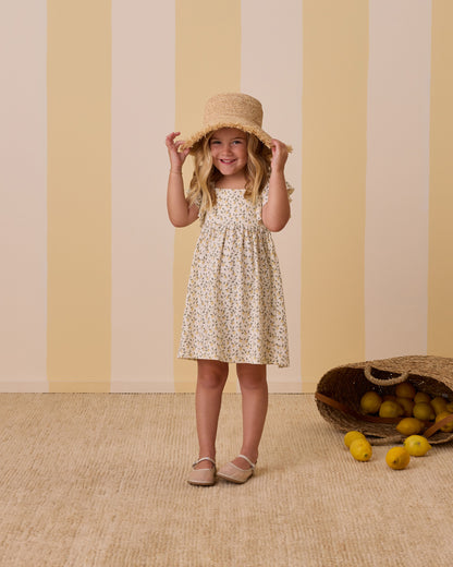 Rylee + Cru Mariposa Dress - Lemons