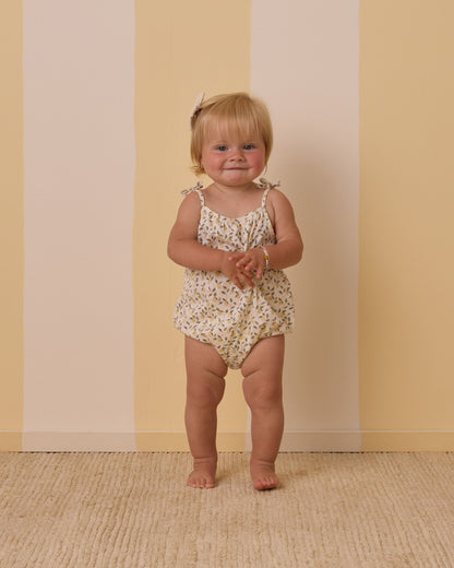 Rylee + Cru Nala Romper - Lemons