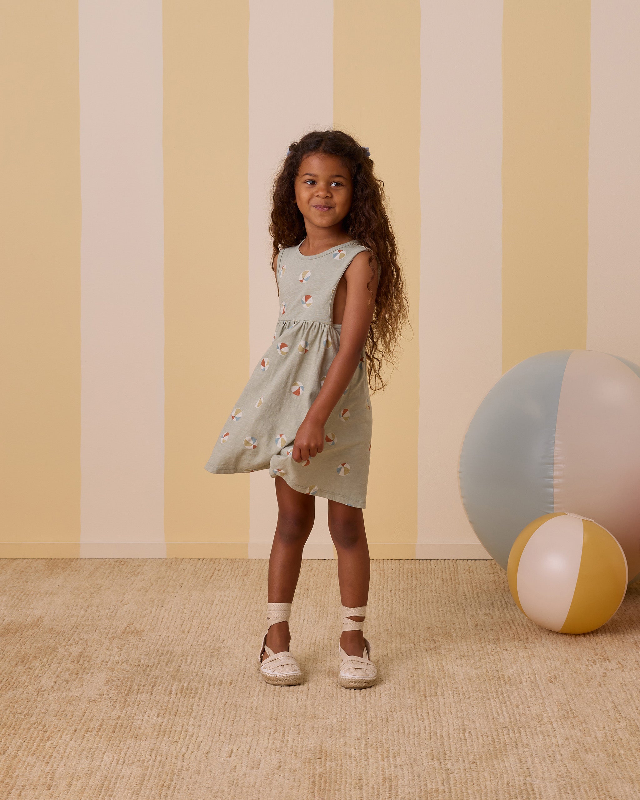 Rylee + Cru Layla Dress - Beach Balls