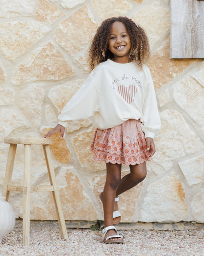 Rylee + Cru Oversized Sweatshirt - Joie de Vivre