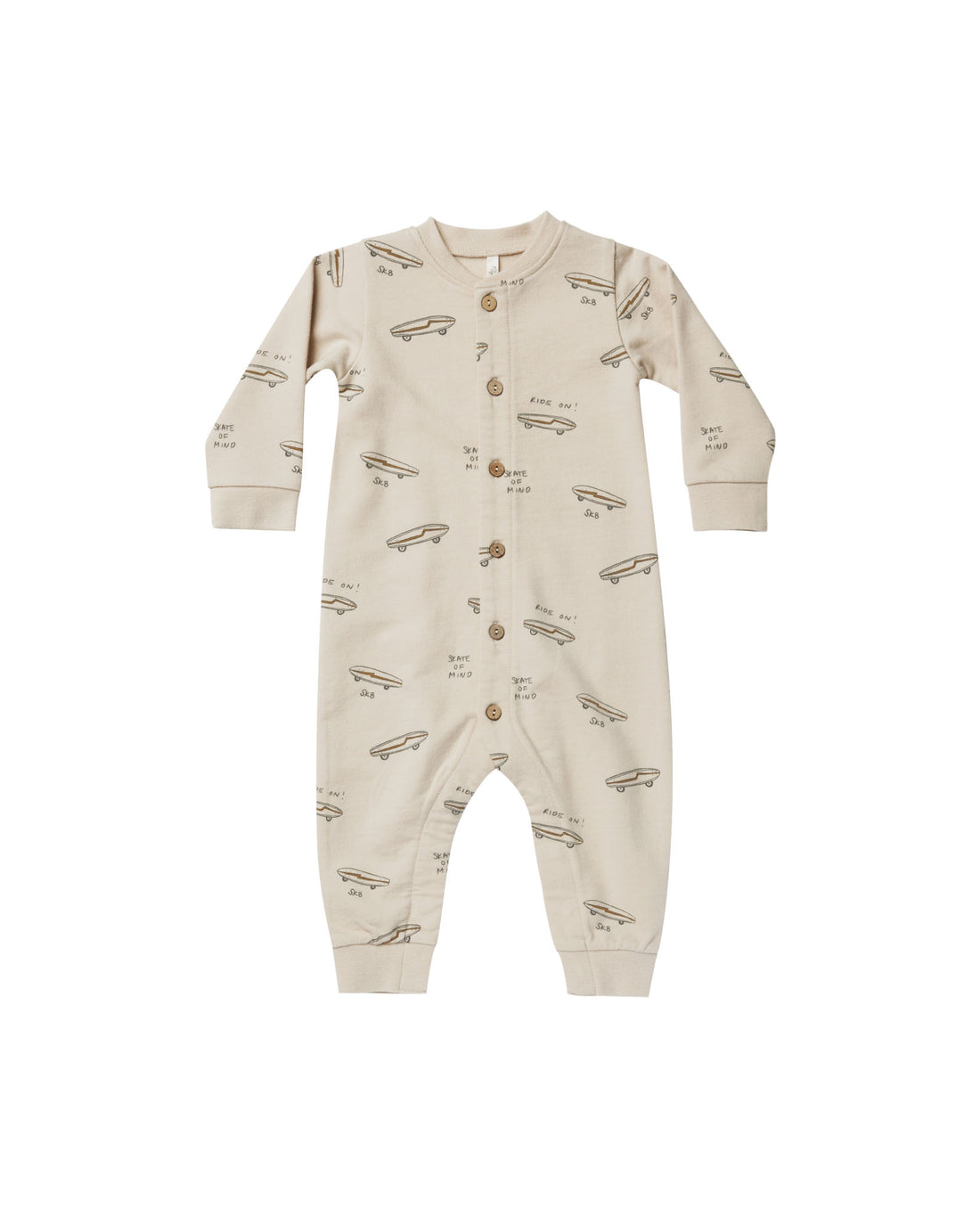 Rylee + Cru Skate Button Jumpsuit - Natural