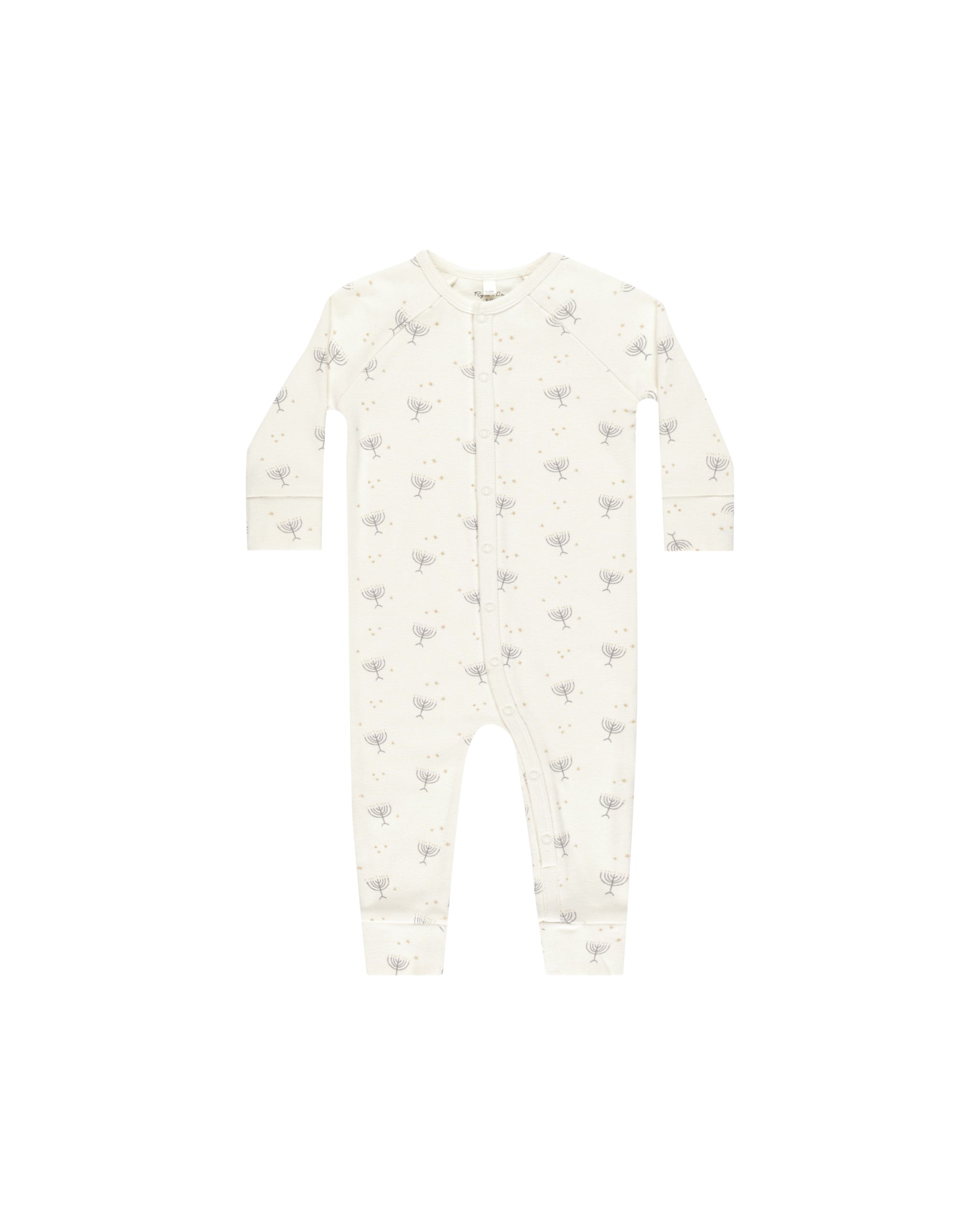 Rylee + Cru Organic Long John Pajamas - Hanukkah