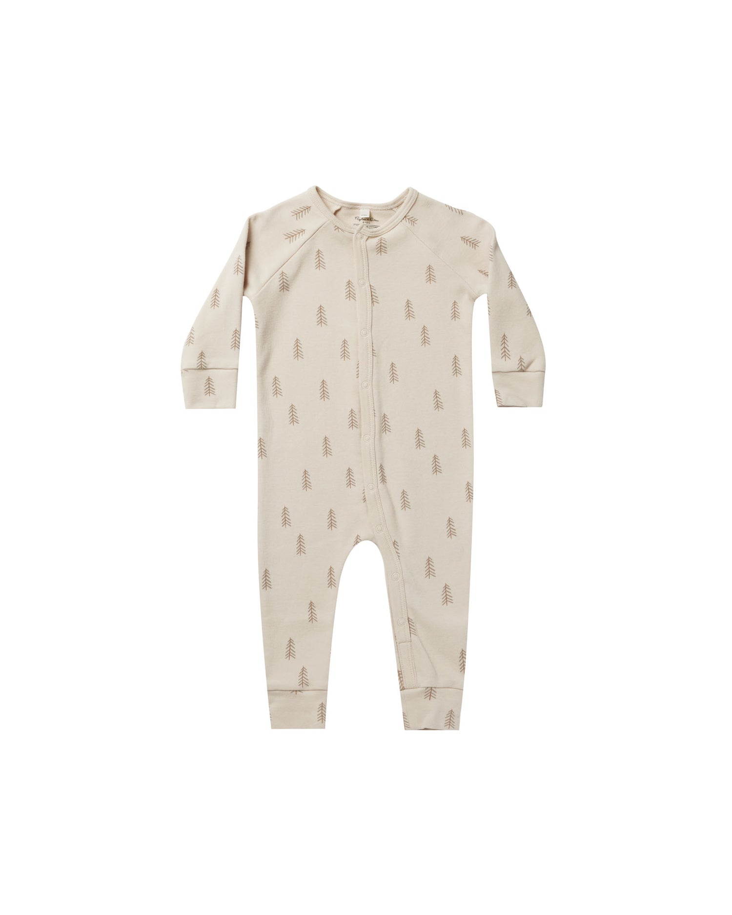 Rylee + Cru Organic Pajamas Long John - Trees