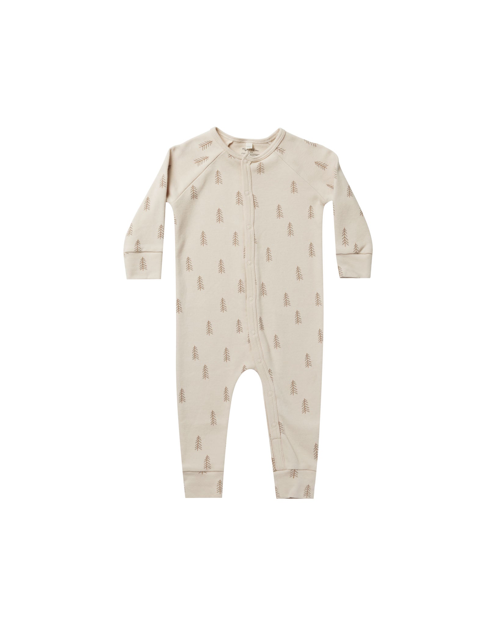 Rylee + Cru Organic Pajamas Long John - Trees