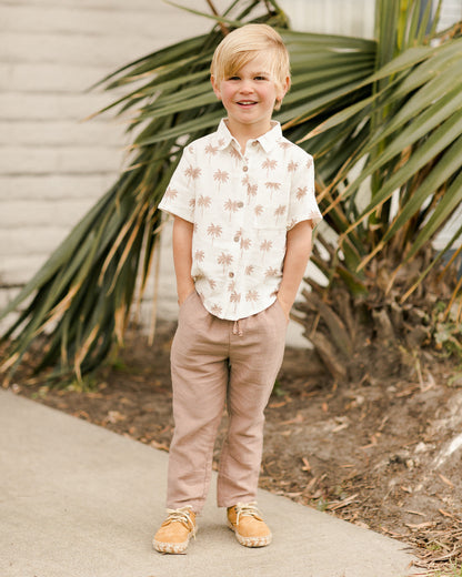 Rylee + Cru Ethan Trouser - Clay