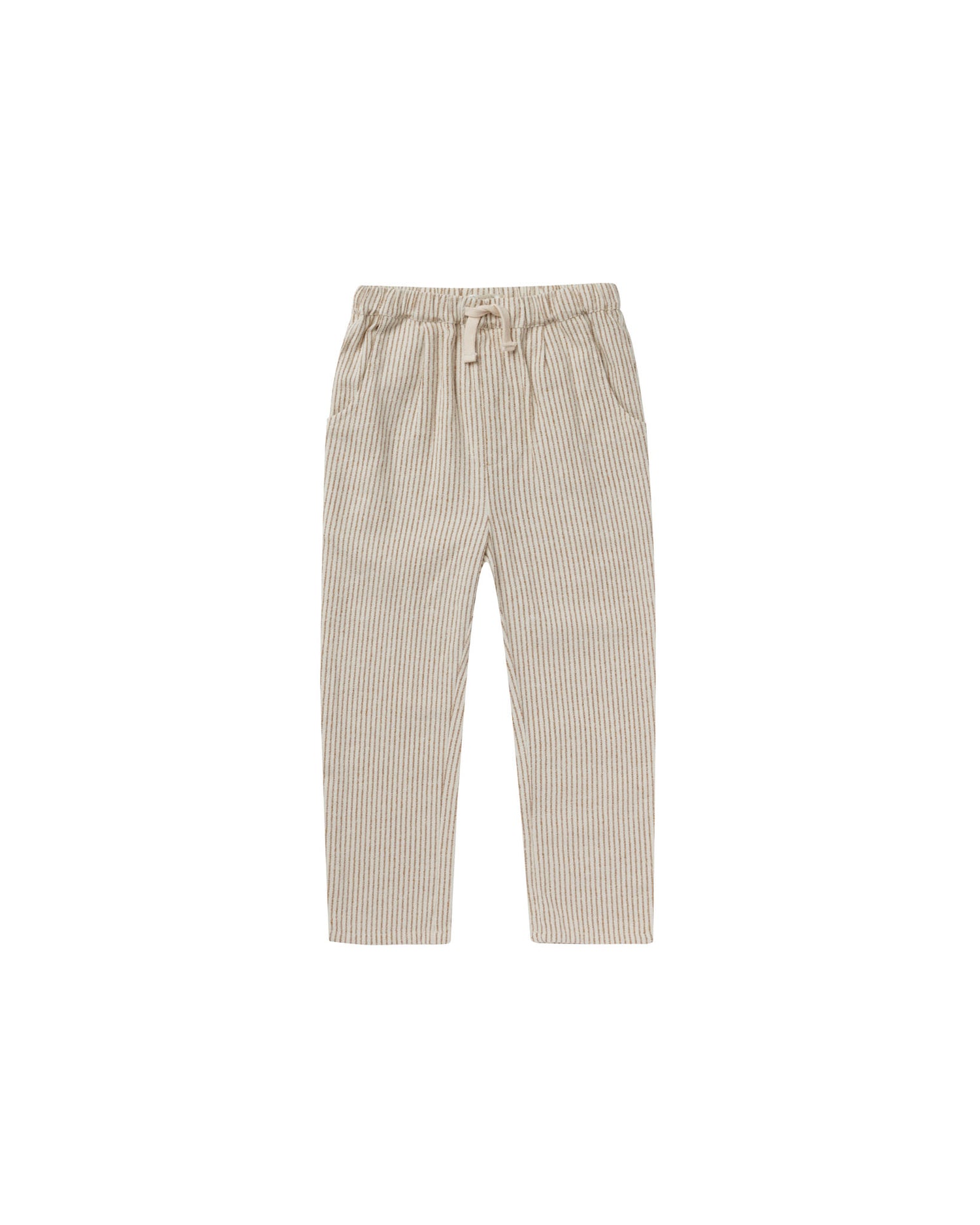 Rylee + Cru Ethan Trouser - Brass Pinstripe