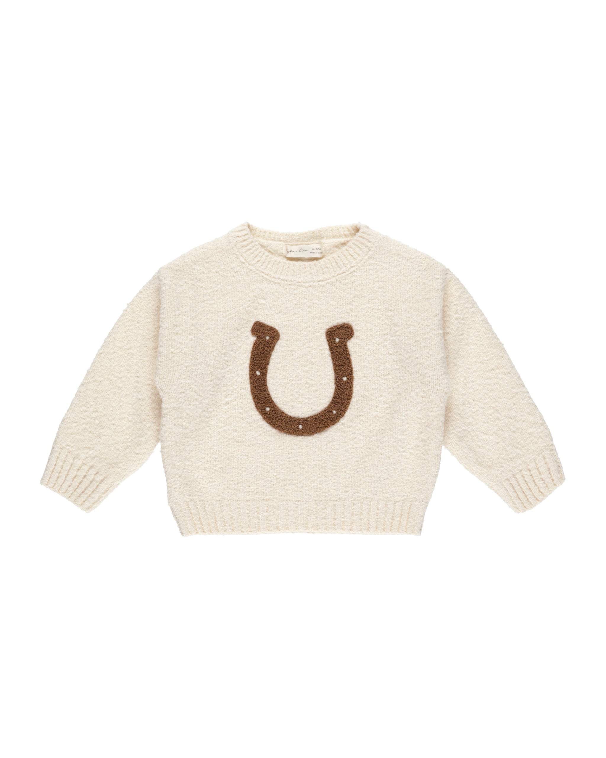 Rylee + Cru Cassidy Sweater - Horseshoe/Natural