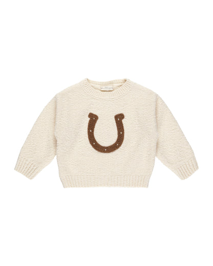 Rylee + Cru Cassidy Sweater - Horseshoe/Natural