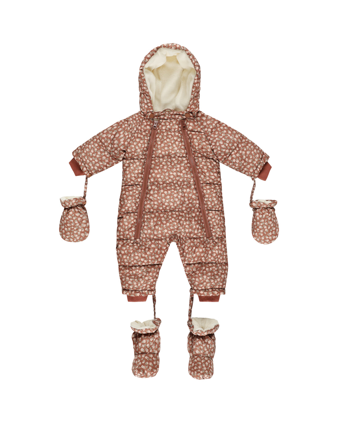 Rylee + Cru Snow Puffer Suit - Rosette