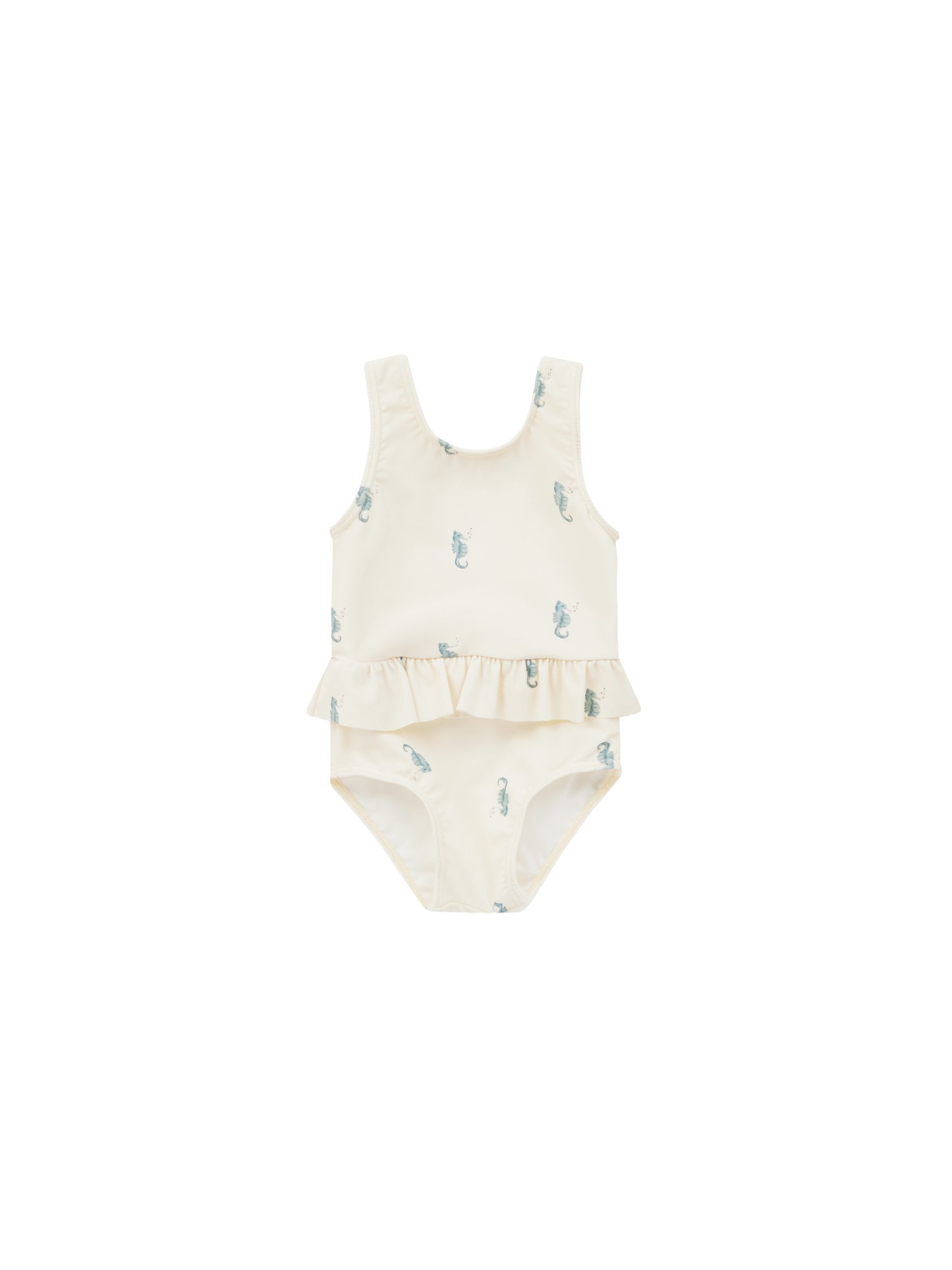 Rylee + Cru Skirted One-Piece - Seahorse