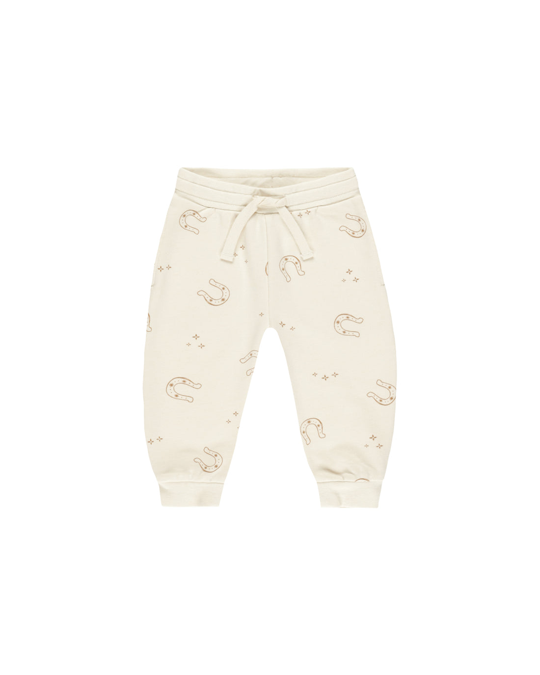 Rylee + Cru Jogger Sweatpant - Horseshoes/Natural