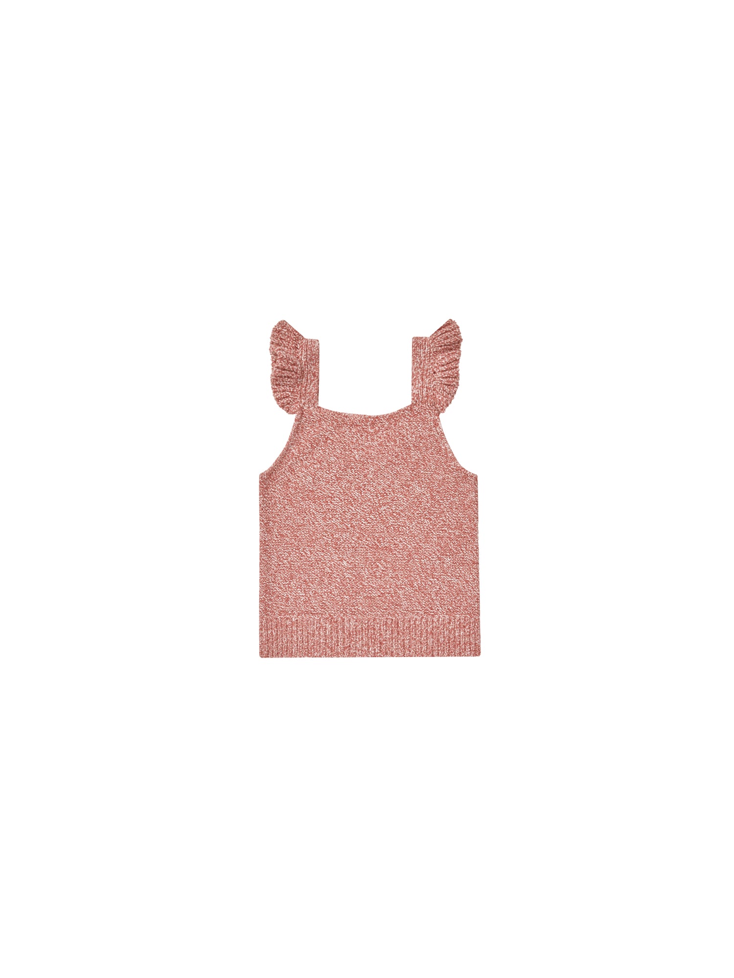 Rylee + Cru Knit Tank - Heathered Strawberry