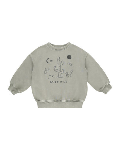 Rylee + Cru Relaxed Sweatshirt - Wild West