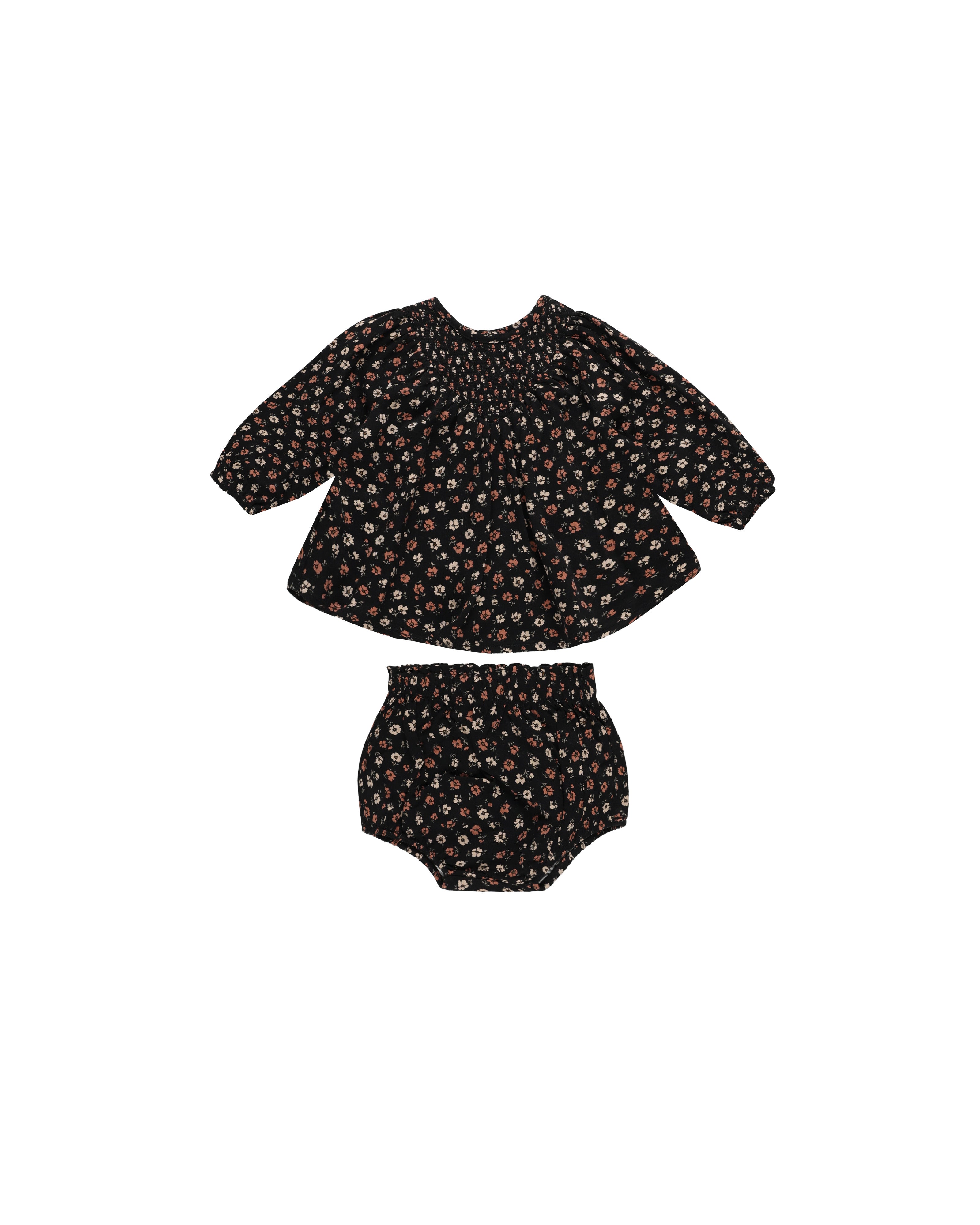 Rylee + Cru Eloise Set - Dark Floral