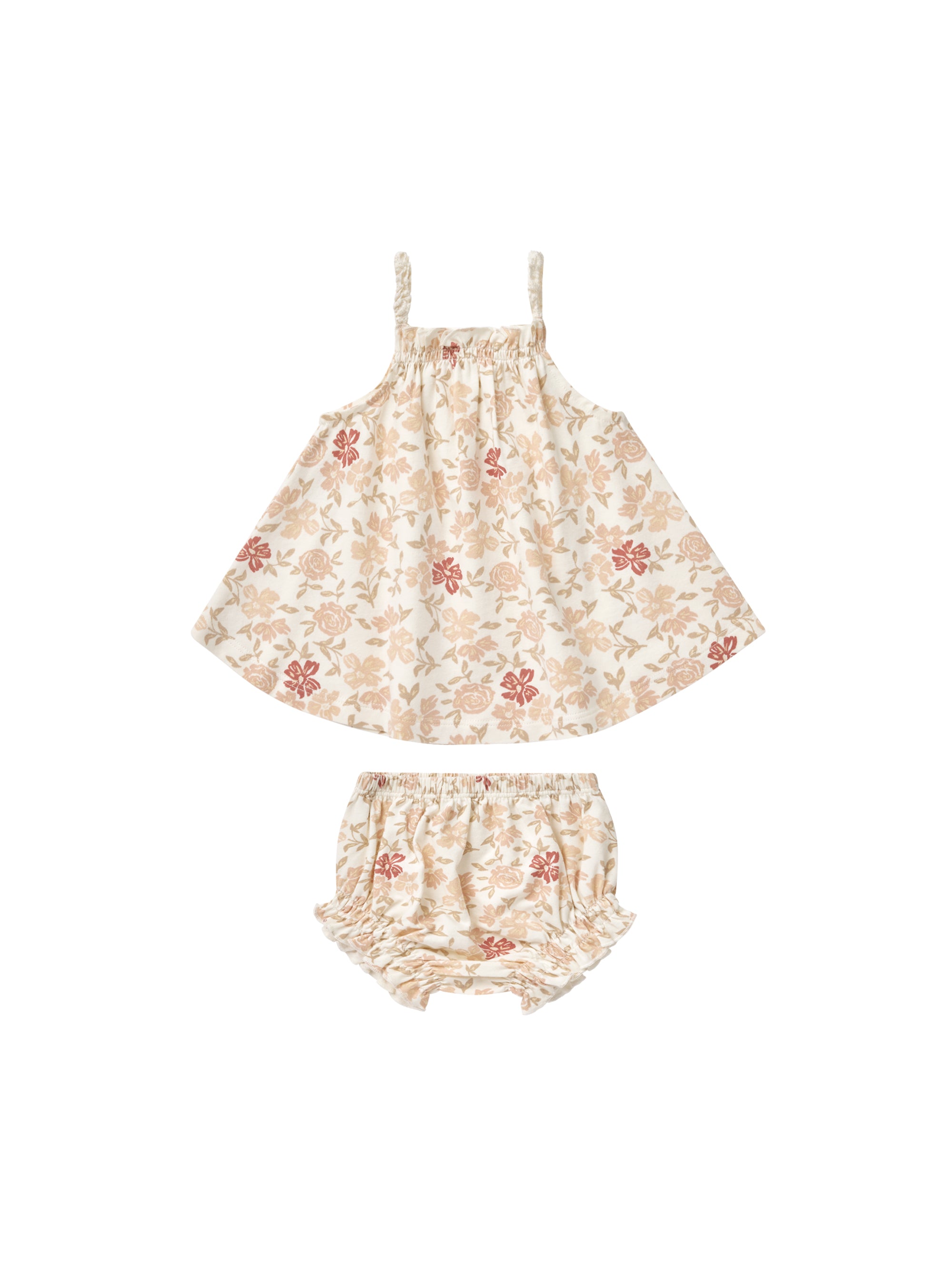 Rylee + Cru Swing Top + Bloomer Set - Pink Floral