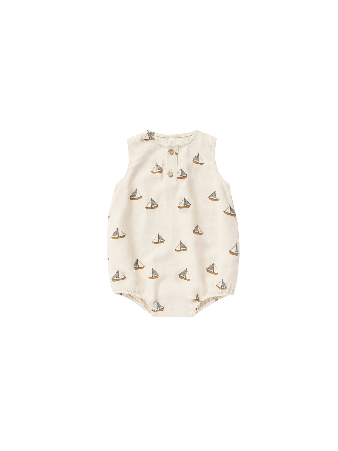 Rylee + Cru Beau Romper - Sailboats