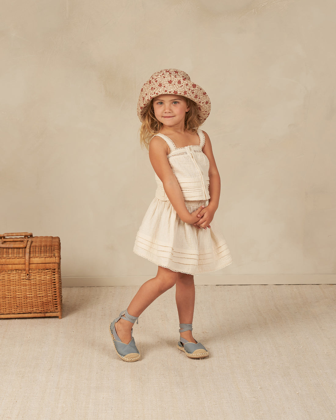 Rylee + Cru Mae Skirt - Ivory