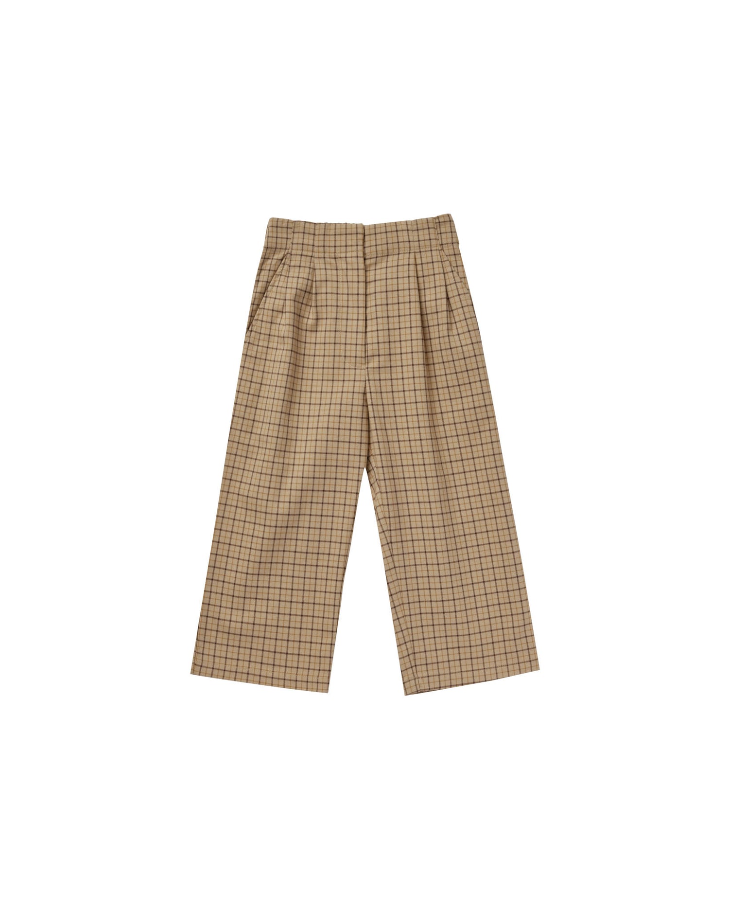 Rylee + Cru Brooklyn Trouser - Autumn Plaid