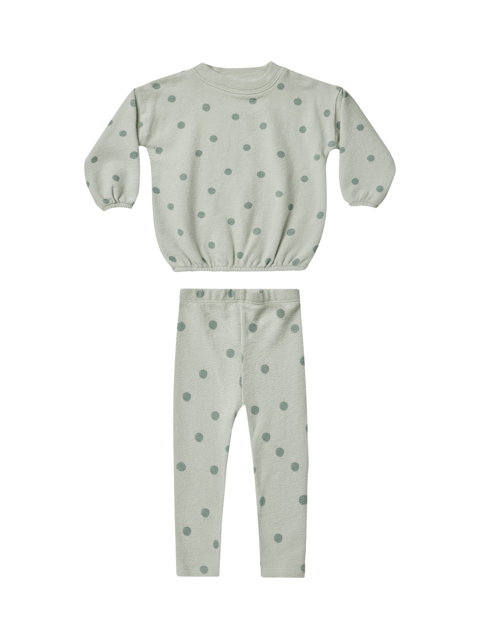 Rylee + Cru Spongey Knit Set - Polka Dot – Dreams of Cuteness