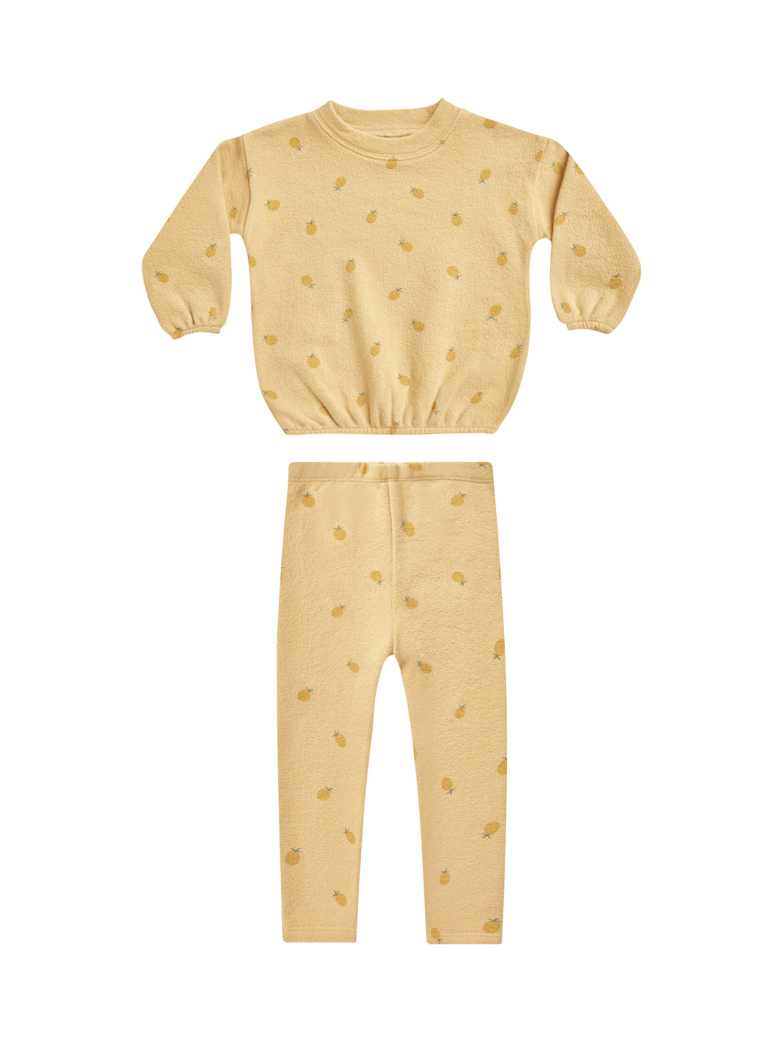 Rylee + Cru Spongey Knit Set - Pineapple