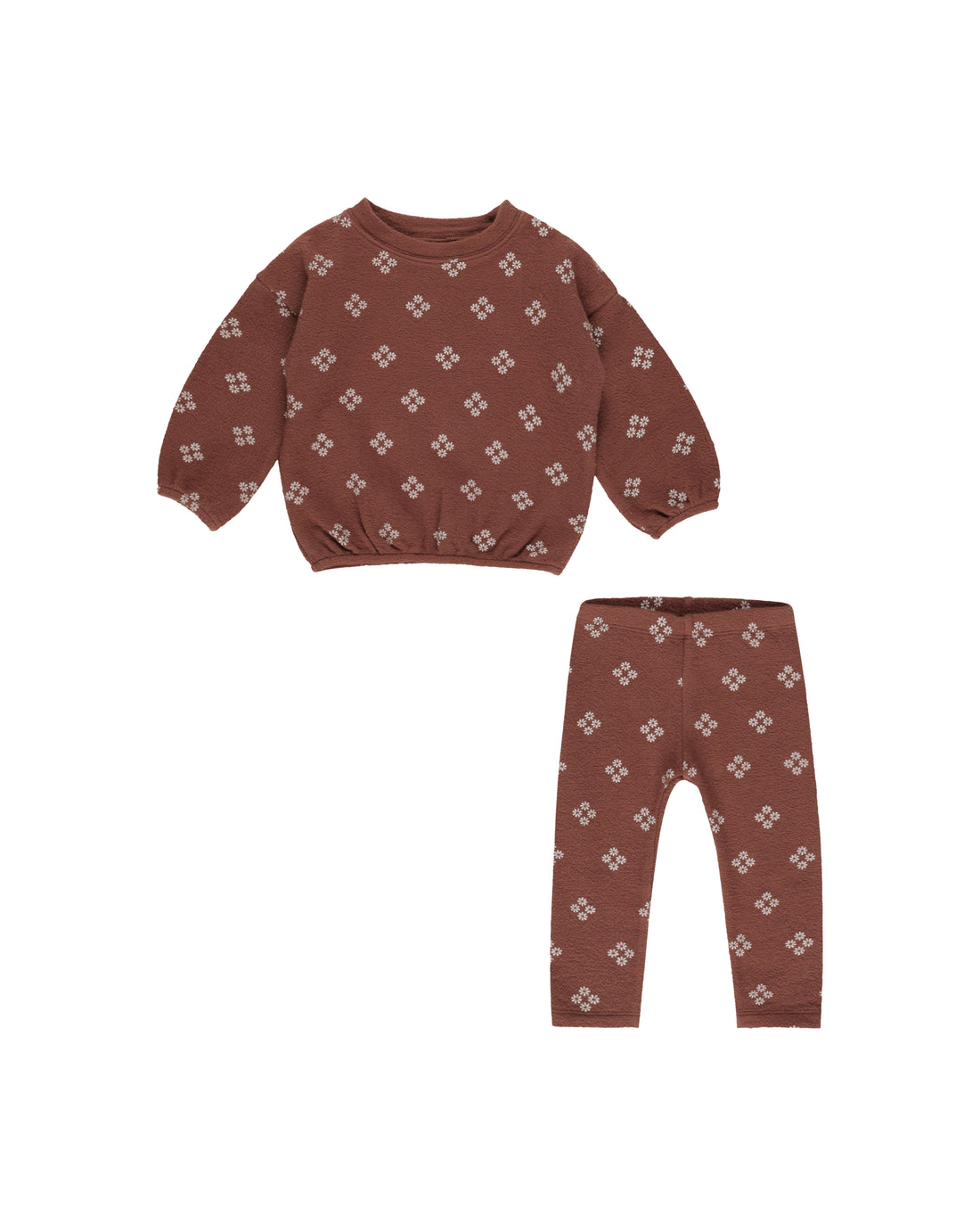 Rylee + Cru Spongey Knit Set - Posy