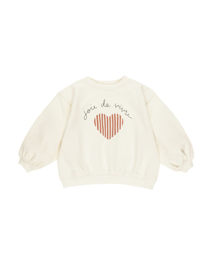 Rylee + Cru Oversized Sweatshirt - Joie de Vivre