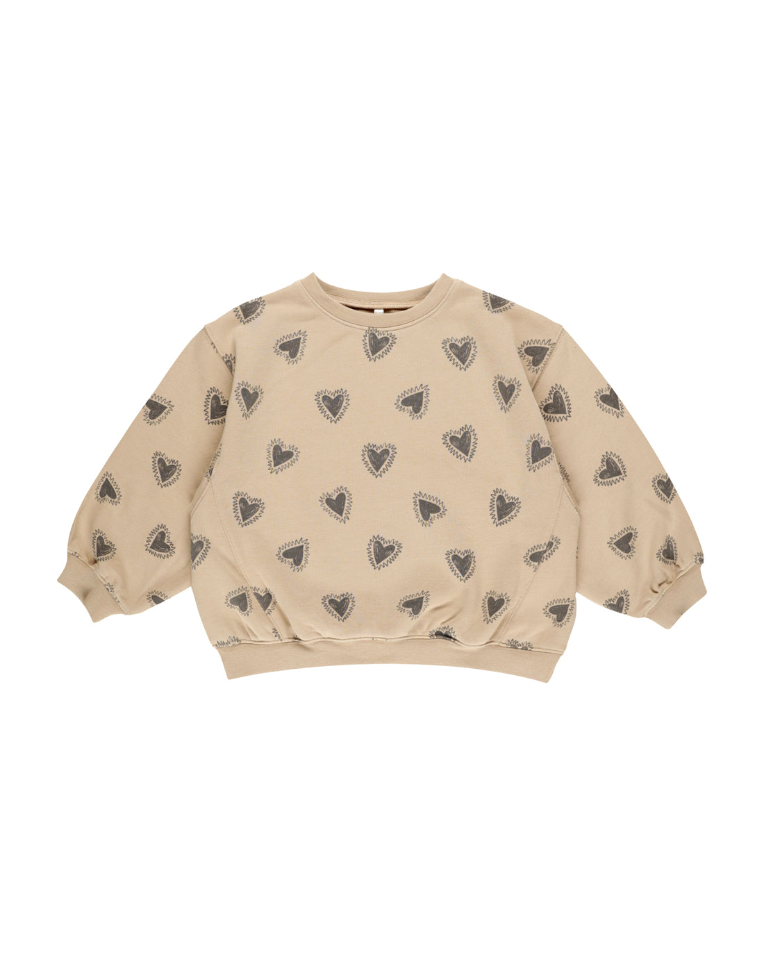 Rylee + Cru Oversized Sweatshirt - Hearts