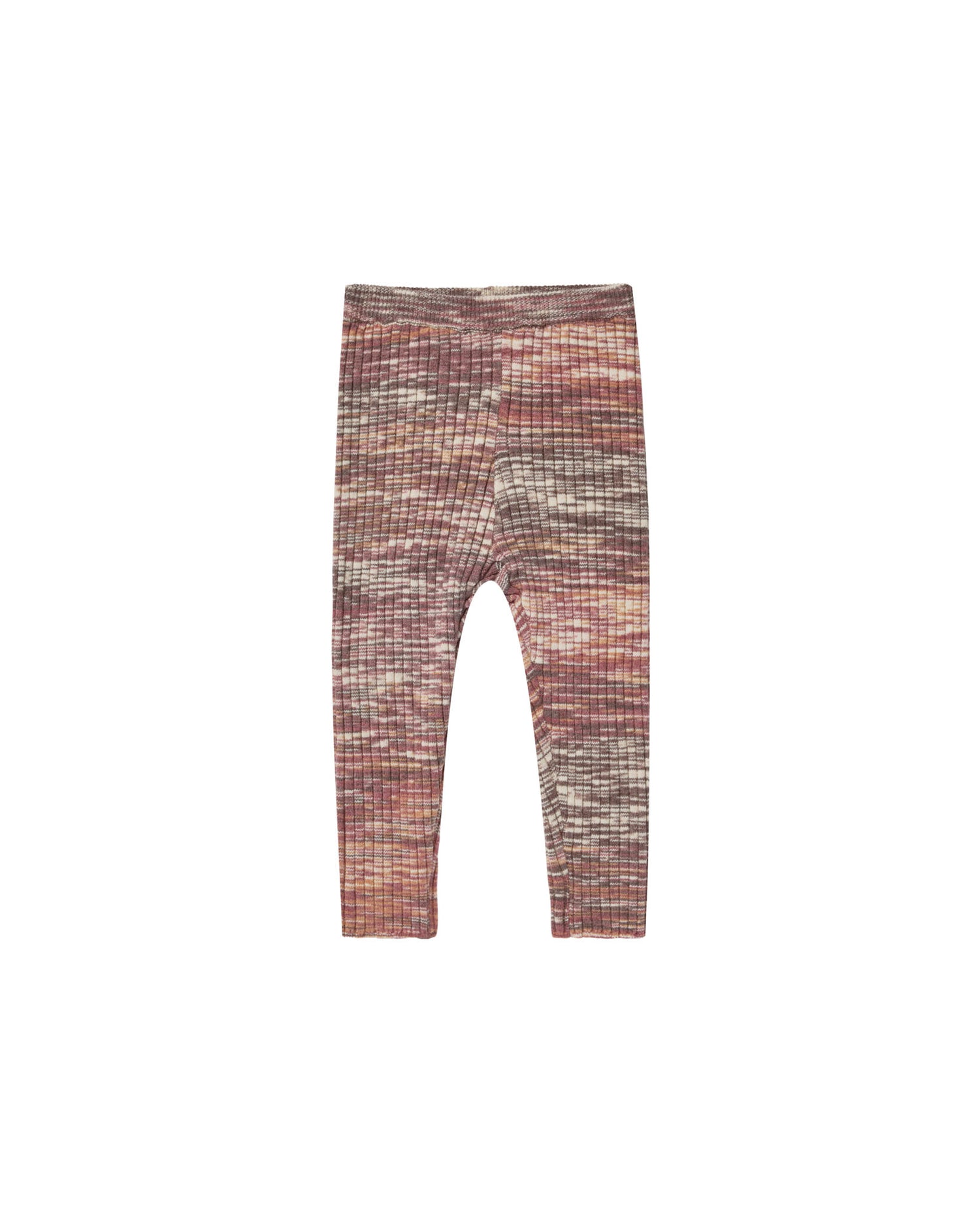 Rylee + Cru Ribbed Legging - Heathered Melon