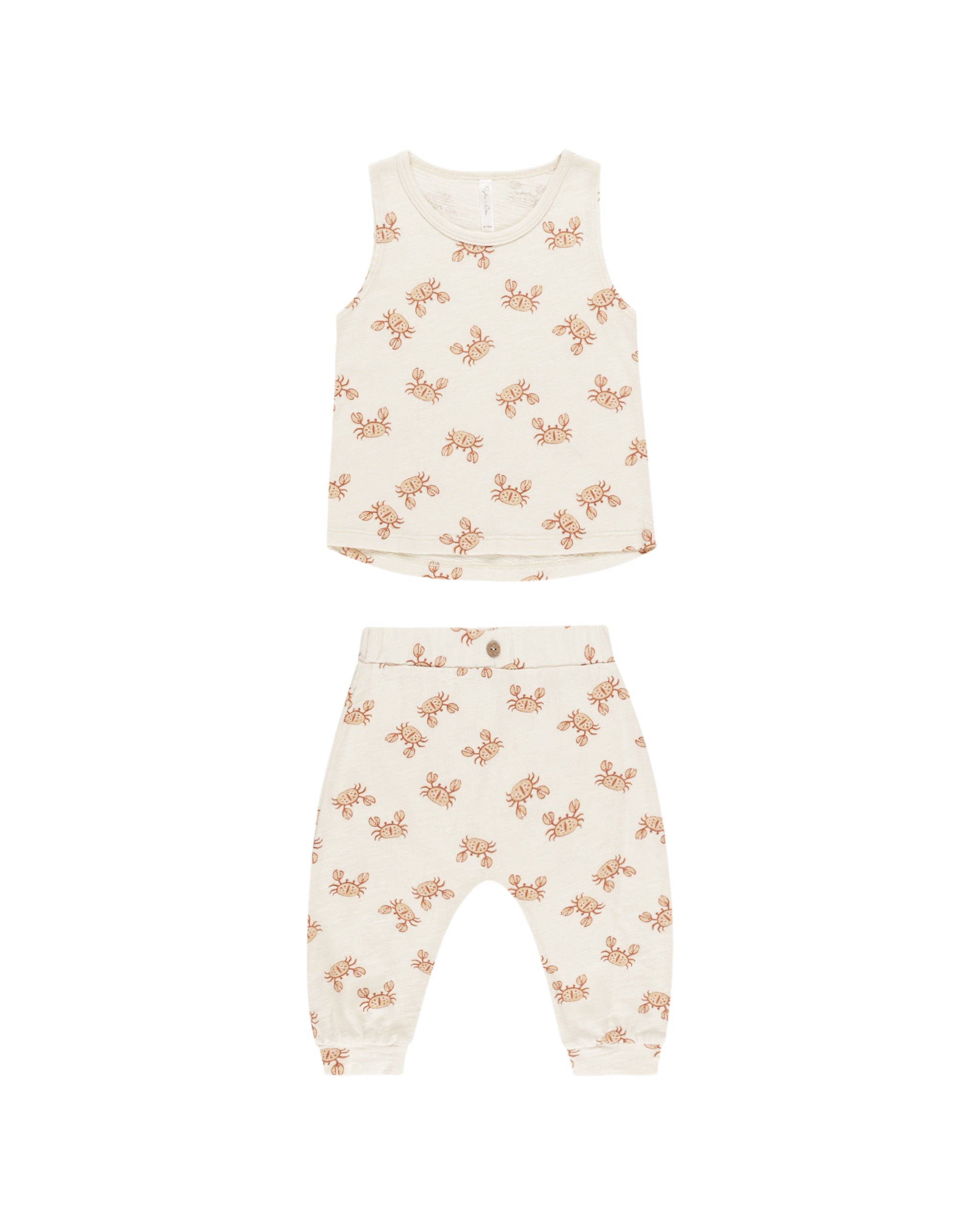 Rylee + Cru Tank + Slouch Pant Set - Crabs