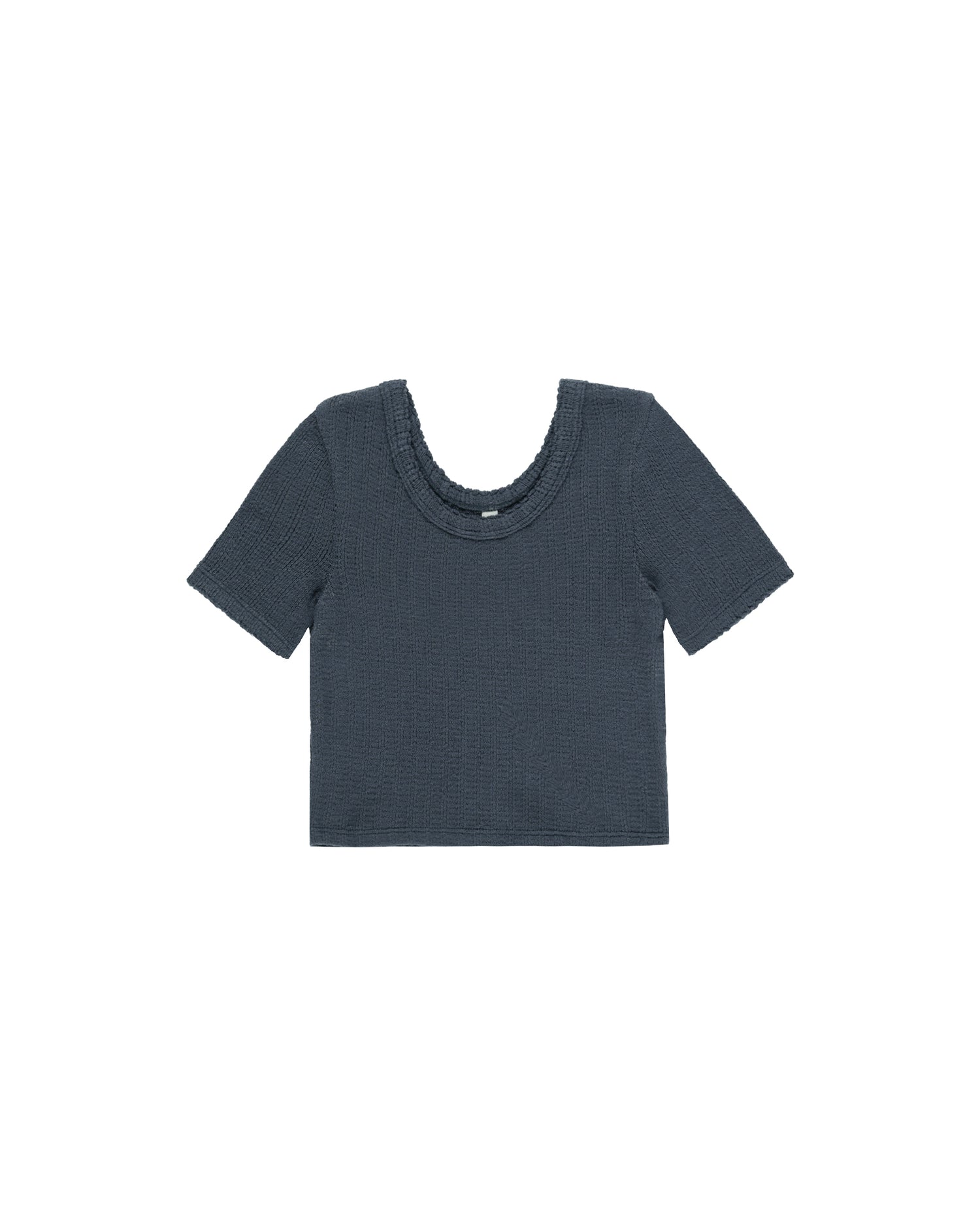 Rylee + Cru Scallop Tee - Indigo