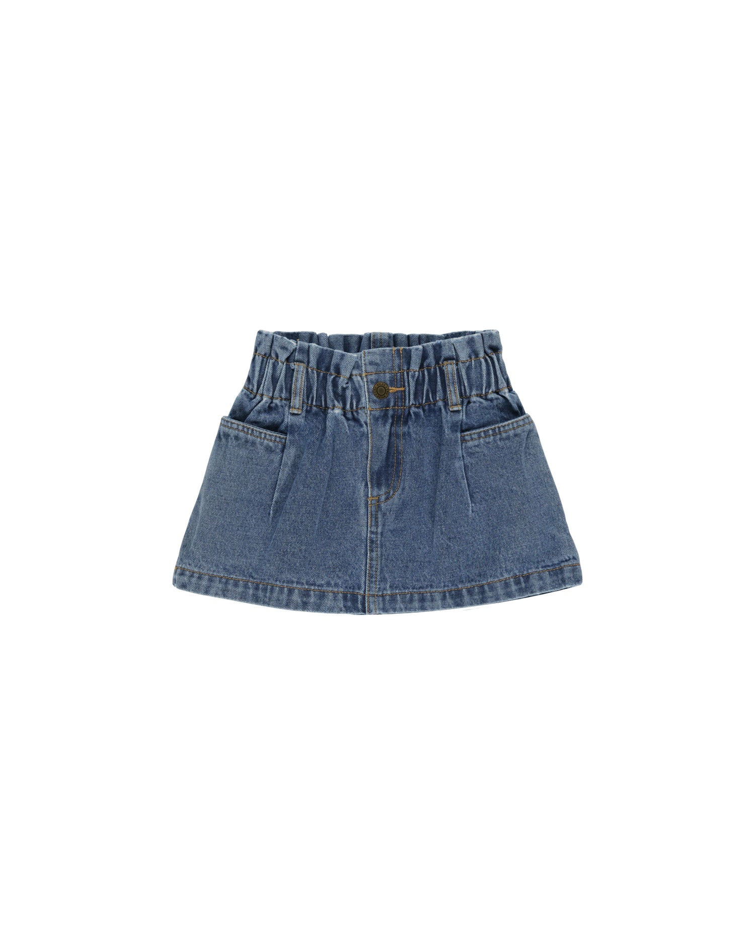 Rylee + Cru Denim Mini Skirt - Indigo