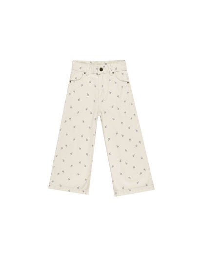 Rylee + Cru Straight Leg Pant - Blue Daisy