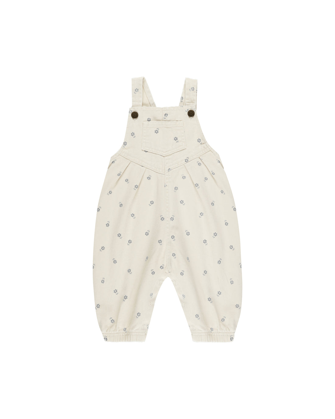 Rylee + Cru Vintage Overall - Blue Daisy/Natural