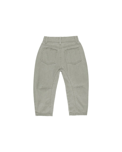 Rylee + Cru Barrel Pant - Washed Laurel