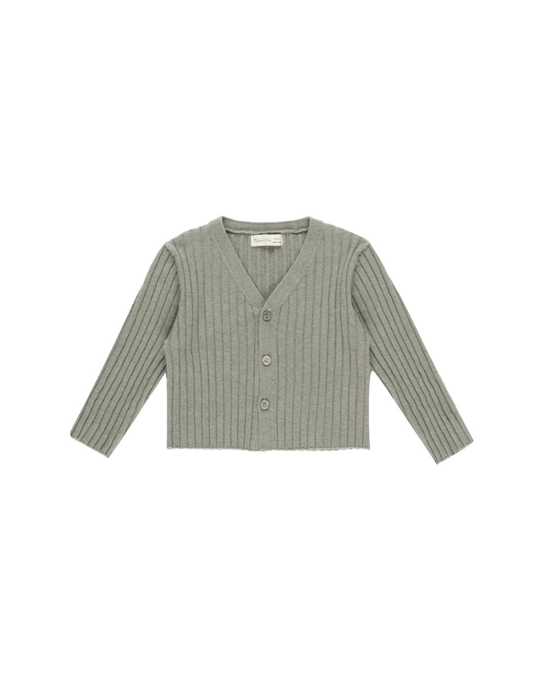 Rylee + Cru Long Sleeve Knit Button Top - Laurel