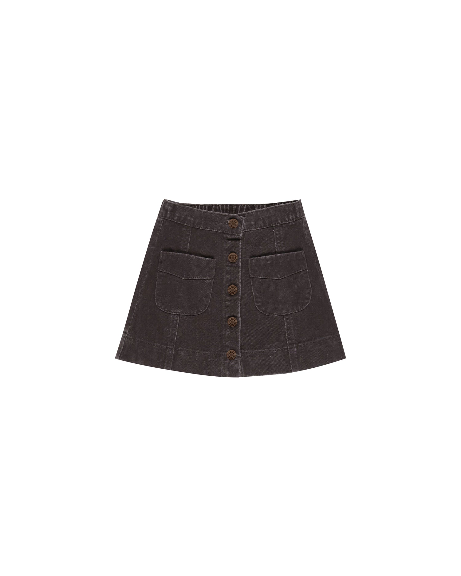 Rylee + Cru Denver Mini Skirt - Washed Black