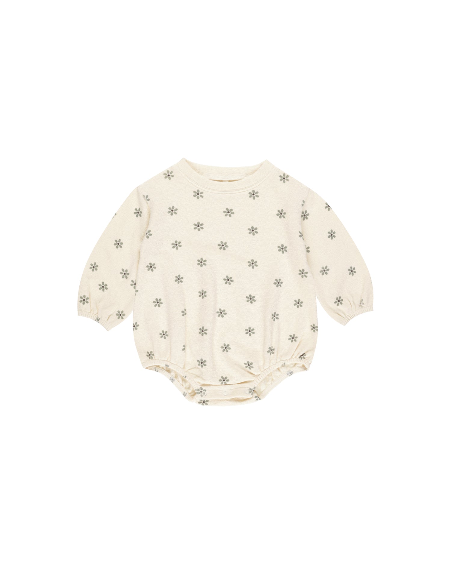 Rylee + Cru Spongey Knit Romper - Daisy