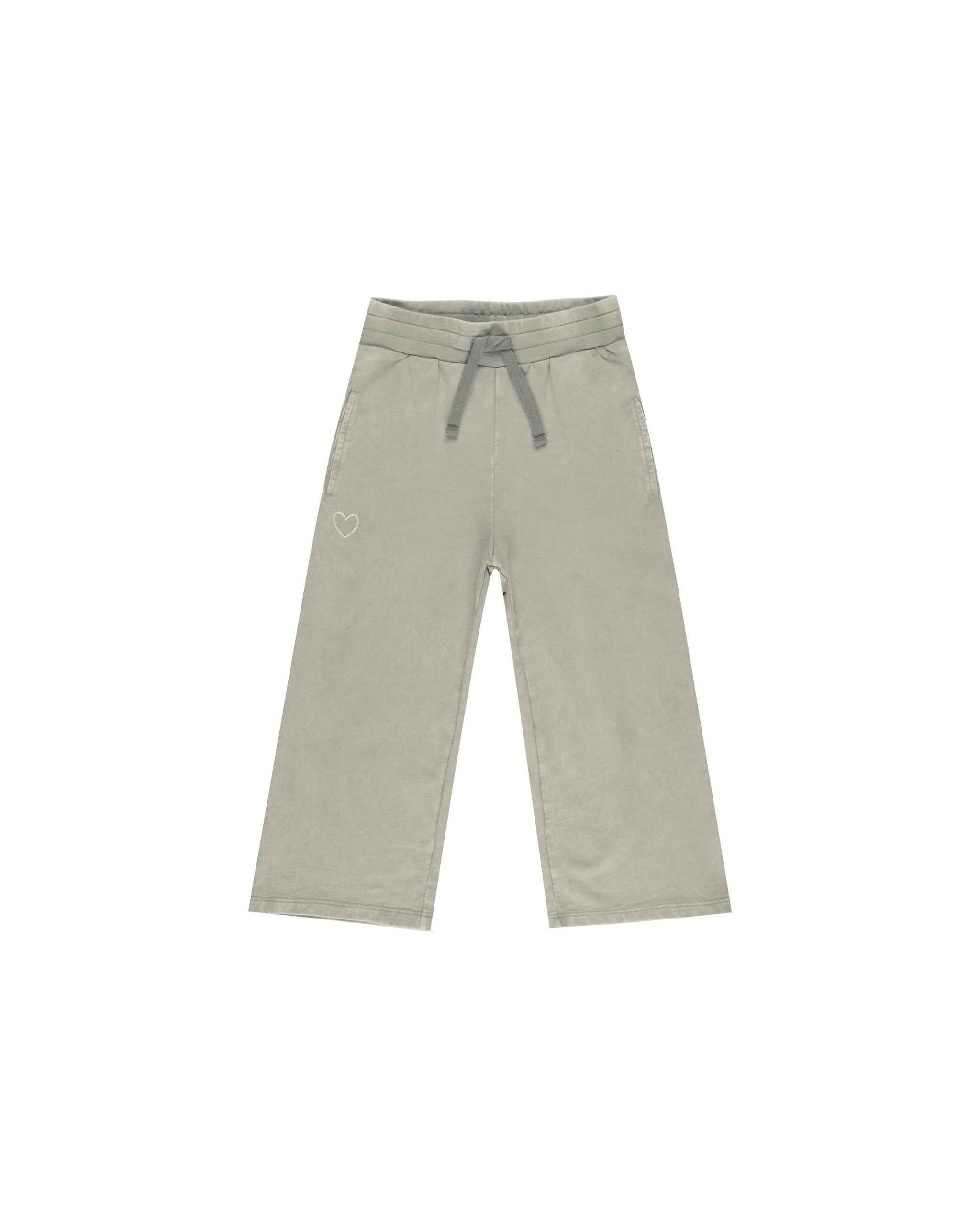 Rylee + Cru Wide Leg Sweatpant - Laurel