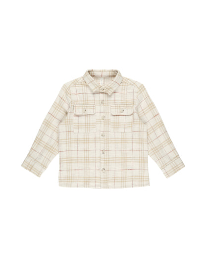 Rylee + Cru Collared Long Sleeve Shirt - Vintage Plaid