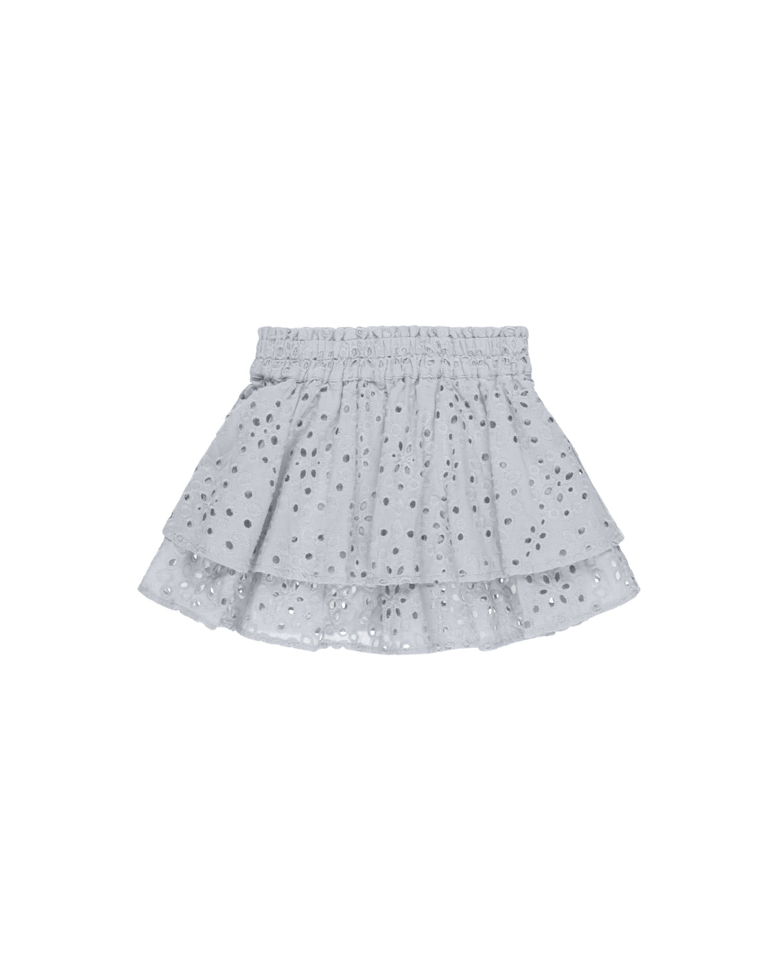 Rylee + Cru Rose Mini Skirt - Light Blue