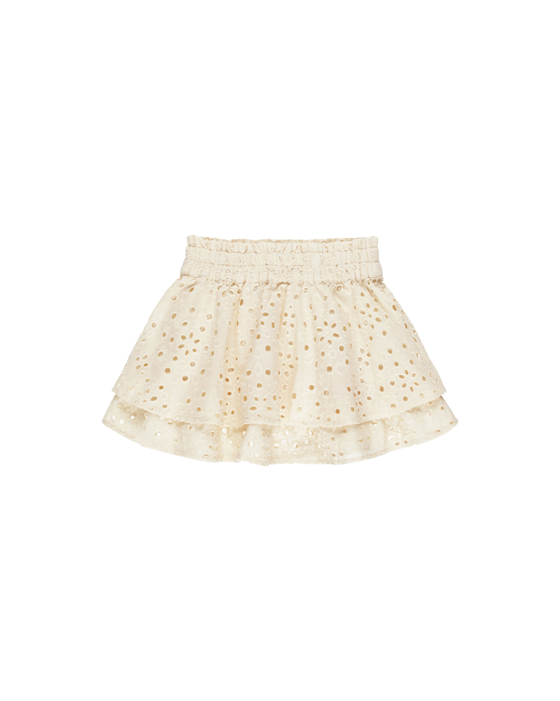 Rylee + Cru Rose Mini Skirt - Natural