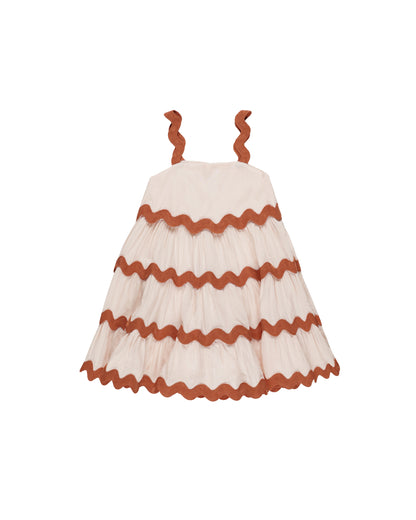 Rylee + Cru Ric Rac Dress - Shell