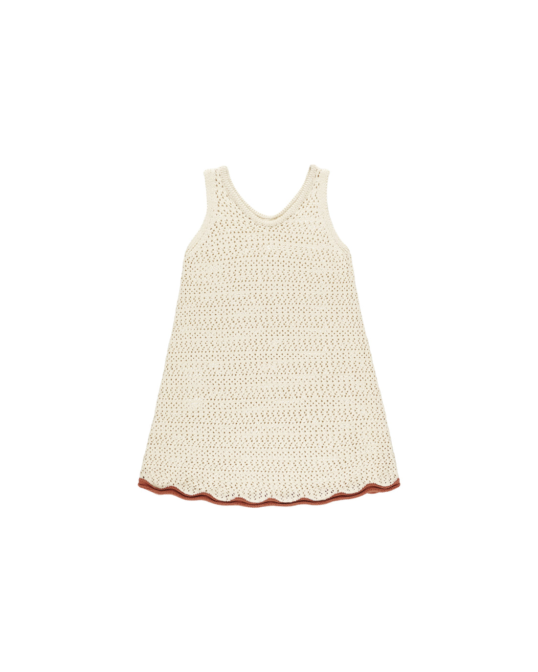 Rylee + Cru Crochet Tank Mini Dress - Natural