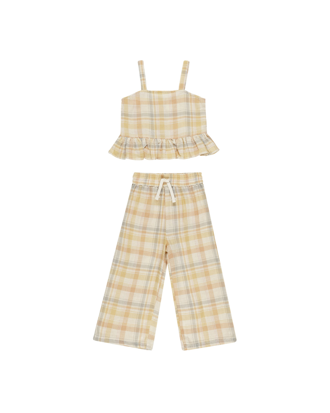 Rylee + Cru Kayli Set - Pastel Plaid